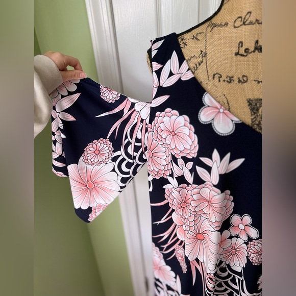 Connected by Macys Plus Size Cold Shoulder Dress | 18W - Picture 2 of 3